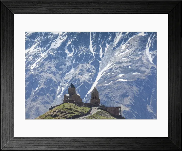 Framed Print : Georgia, Georgian Military Highway, Kazbegi-Stepantsminda, Tsminda-Sameba Church Framed Print : Georgia, Georgian Military Highway, Kazbegi-Stepantsminda, Tsminda-Sameba Church