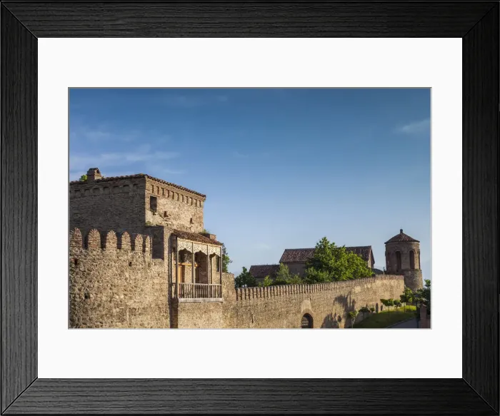 Framed Print : Georgia, Kakheti Area, Telavi, Batonistsikhe Castle, castle walls Framed Print : Georgia, Kakheti Area, Telavi, Batonistsikhe Castle, castle walls