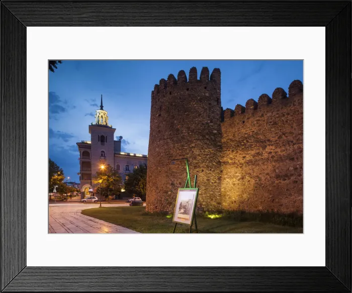 Framed Print : Georgia, Kakheti Area, Telavi, Batonistsikhe Castle, castle walls Framed Print : Georgia, Kakheti Area, Telavi, Batonistsikhe Castle, castle walls
