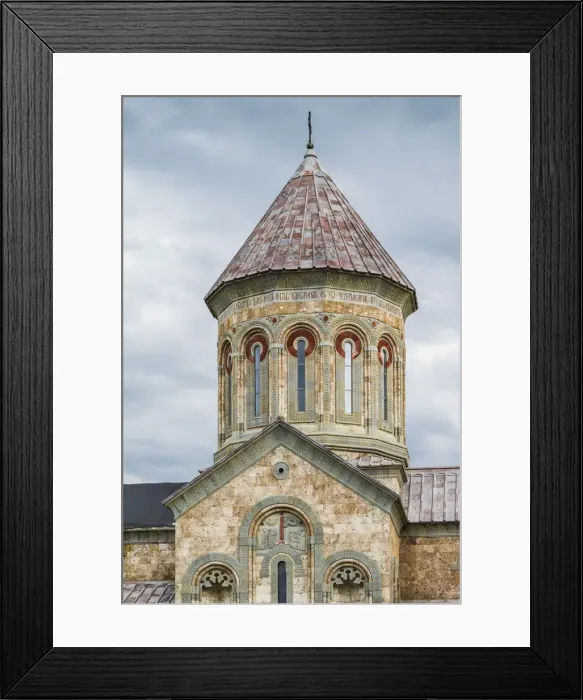 Framed Print : Georgia, Kakheti Area, Sighnaghi, Bodbe Convent, convent church Framed Print : Georgia, Kakheti Area, Sighnaghi, Bodbe Convent, convent church