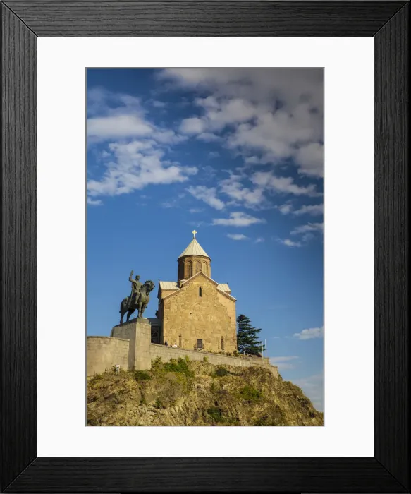 Framed Print : Georgia, Tbilisi, Avlabari, Metekhi Church Framed Print : Georgia, Tbilisi, Avlabari, Metekhi Church