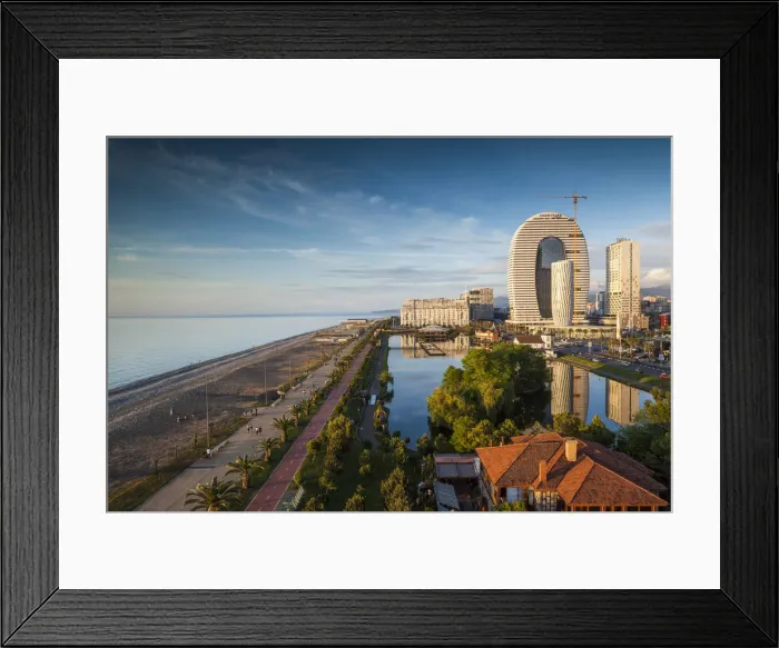 Framed Print : Georgia, Batumi, Batumi Boulevard, seaside promenade, architecture Framed Print : Georgia, Batumi, Batumi Boulevard, seaside promenade, architecture