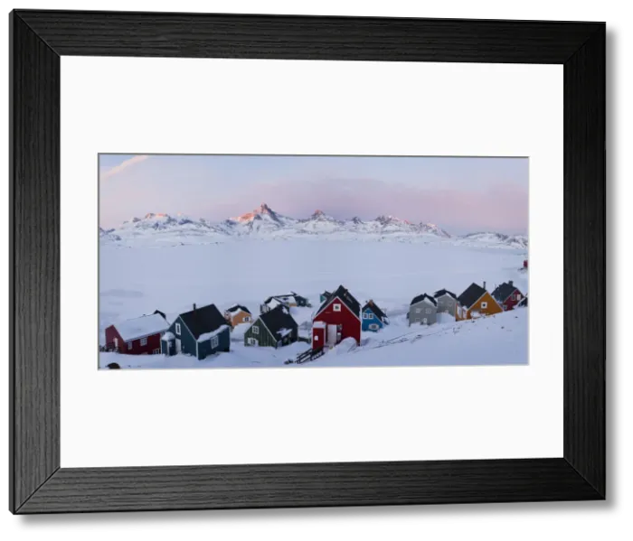 Framed Print : Tasiilaq, Greenland, winter Framed Print : Tasiilaq, Greenland, winter