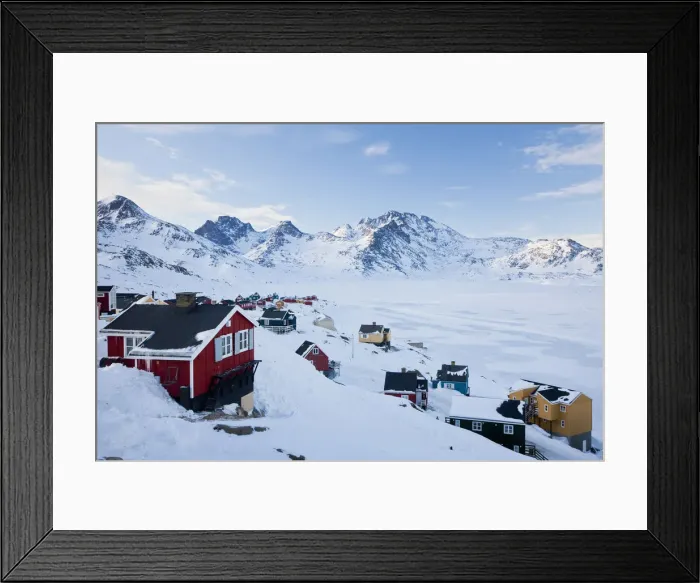 Framed Print : Tasiilaq, Greenland, winter Framed Print : Tasiilaq, Greenland, winter
