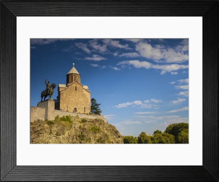 Framed Print : Georgia, Tbilisi, Avlabari, Metekhi Church Framed Print : Georgia, Tbilisi, Avlabari, Metekhi Church