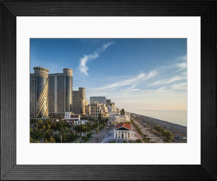 Framed Print : Georgia, Batumi, Batumi Boulevard, seaside promenade, architecture Framed Print : Georgia, Batumi, Batumi Boulevard, seaside promenade, architecture