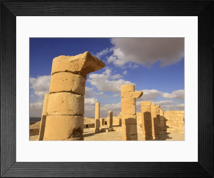 Framed Print : Isarael, Negev, Avdat, built in the 1st century by the Nabateans Framed Print : Isarael, Negev, Avdat, built in the 1st century by the Nabateans