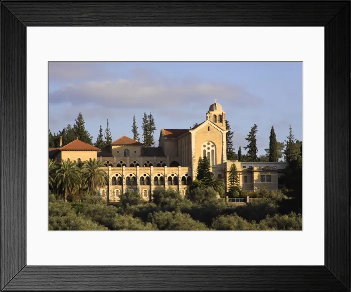 Framed Print : Israel, Shephelah, the Trappist Monastery in Latrun was established in 1890 Framed Print : Israel, Shephelah, the Trappist Monastery in Latrun was established in 1890