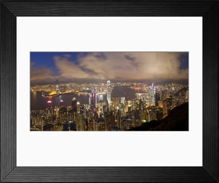 Framed Print : China, Hong Kong, view from Victoria Peak Framed Print : China, Hong Kong, view from Victoria Peak