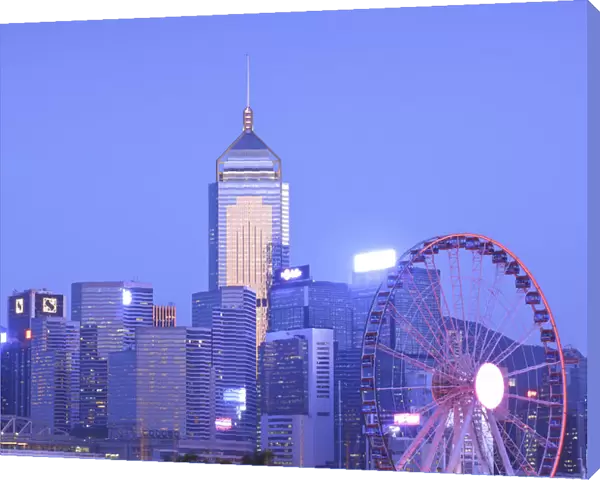 Hong Kong Cityscape With The Hong Kong Observation Wheel, Hong Kong, Special