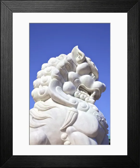 Framed Print : Chinese Guardian Lion, Hong Kong, Special Administrative Region of the People s Framed Print : Chinese Guardian Lion, Hong Kong, Special Administrative Region of the People s