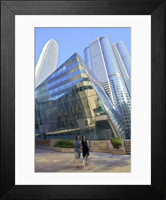 Framed Print : Hong Kong Cityscape With The International Finance Centre and Exchange Square, Hong Kong Framed Print : Hong Kong Cityscape With The International Finance Centre and Exchange Square, Hong Kong