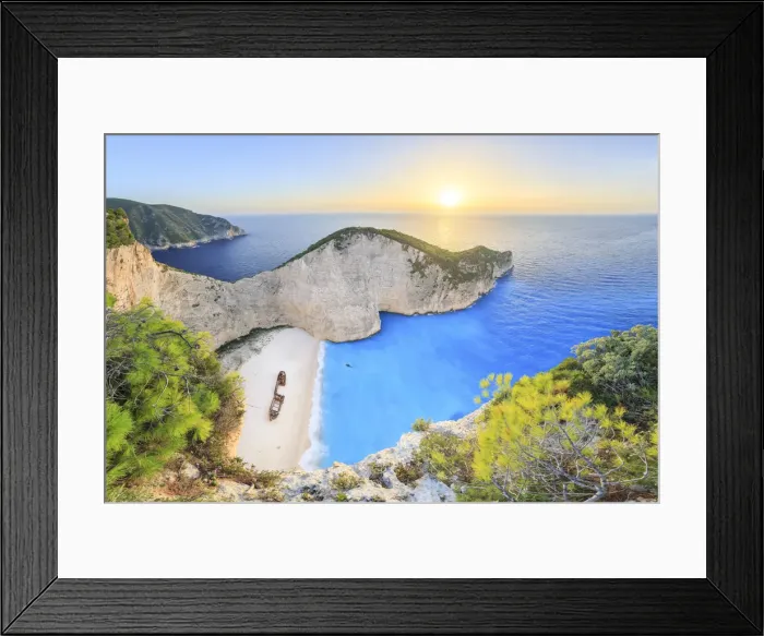 Framed Print : Greece, Ionian Islands, Zakynthos, Navagio (shipwreck) beach Framed Print : Greece, Ionian Islands, Zakynthos, Navagio (shipwreck) beach