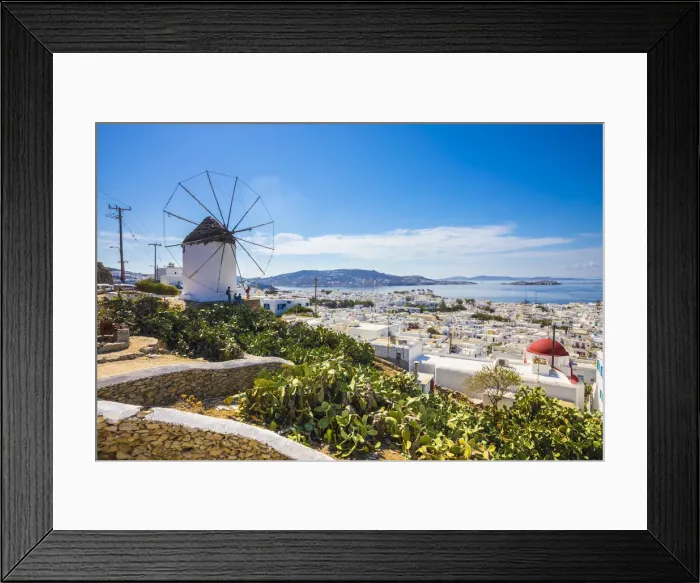 Framed Print : Bonis Windmill, Chora (Mykonos Town), Mykonos, Cyclades Islands, Greece Framed Print : Bonis Windmill, Chora (Mykonos Town), Mykonos, Cyclades Islands, Greece
