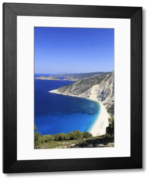 Framed Print : Greece, Ionian Islands, Kefalonia, Myrtos Beach Framed Print : Greece, Ionian Islands, Kefalonia, Myrtos Beach