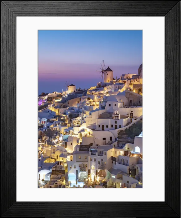 Framed Print : Greece, Cyclades Islands, Santorini (Thira), Ia (Oia) and Santorini Caldera Framed Print : Greece, Cyclades Islands, Santorini (Thira), Ia (Oia) and Santorini Caldera