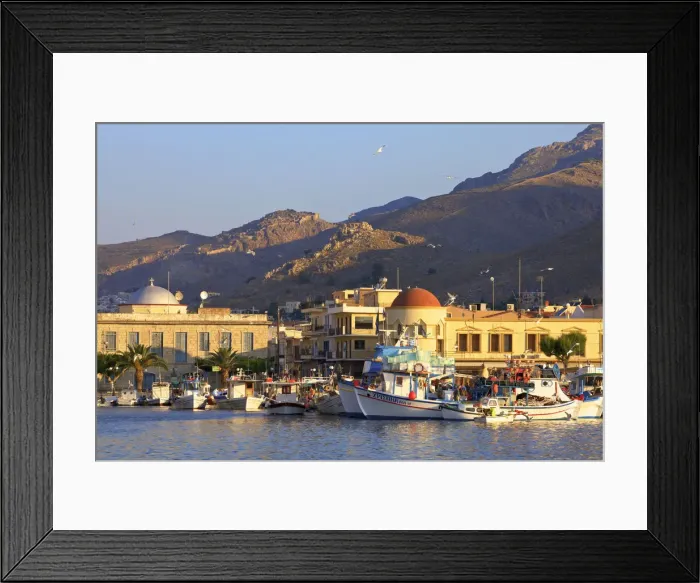 Framed Print : Harbour At Pothia, Kalymnos, Dodecanese, Greek Islands, Greece, Europe Framed Print : Harbour At Pothia, Kalymnos, Dodecanese, Greek Islands, Greece, Europe