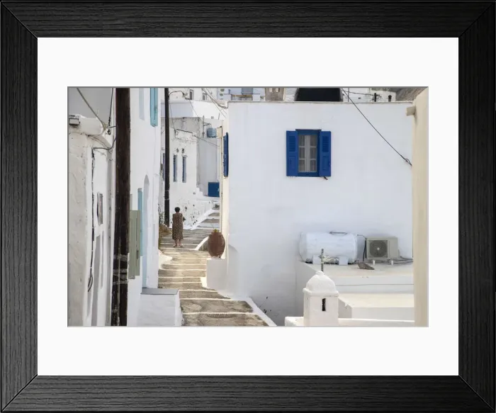 Framed Print : Greece, Cyclades Islands, Serifos, Old Town (Chora) Framed Print : Greece, Cyclades Islands, Serifos, Old Town (Chora)