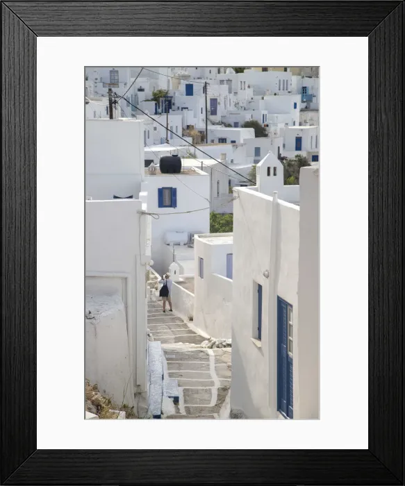 Framed Print : Greece, Cyclades Islands, Serifos, Old Town (Chora) Framed Print : Greece, Cyclades Islands, Serifos, Old Town (Chora)