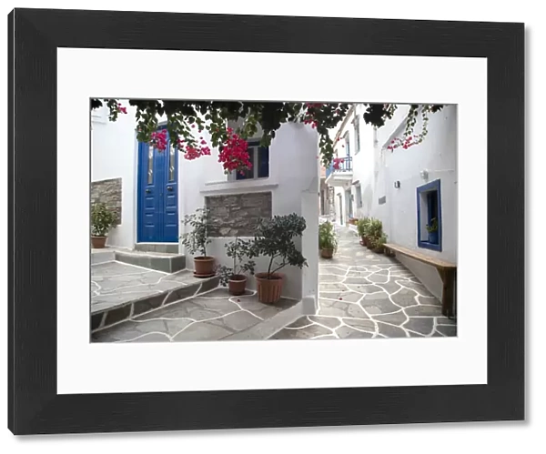 Greece, Cyclades Islands, Kythnos, Dryopida Historic town