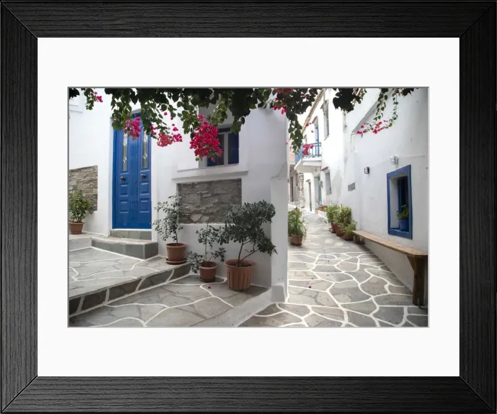 Framed Print : Greece, Cyclades Islands, Kythnos, Dryopida Historic town Framed Print : Greece, Cyclades Islands, Kythnos, Dryopida Historic town