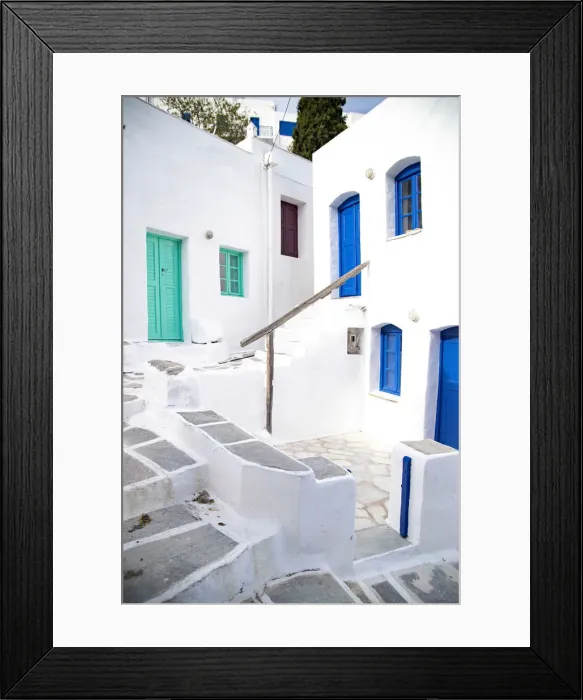 Framed Print : Greece, Cyclades Islands, Serifos, Old Town (Chora) Framed Print : Greece, Cyclades Islands, Serifos, Old Town (Chora)