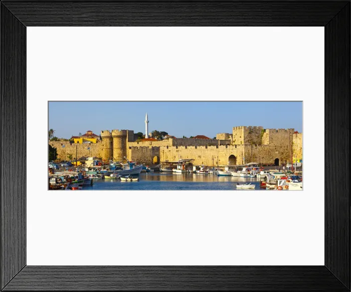 Framed Print : St. Catherines Gate, Rhodes Town, Rhodes, Greece