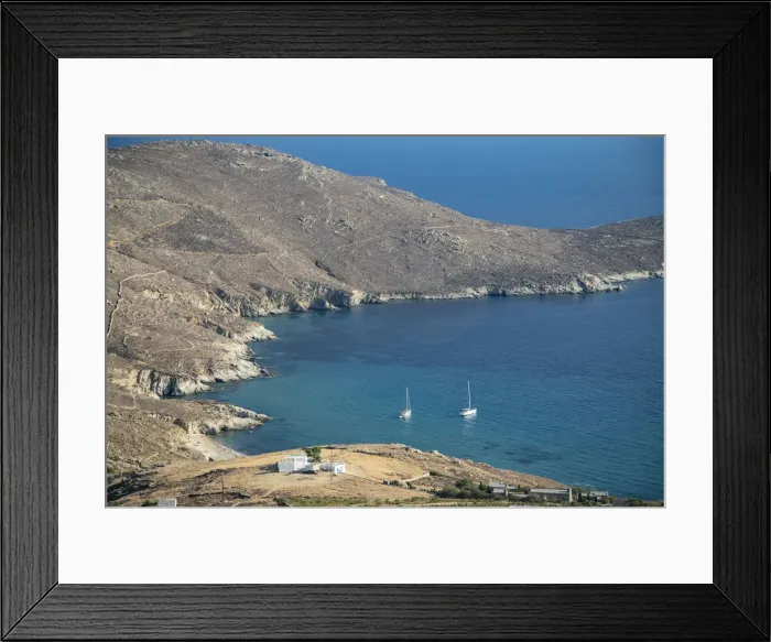 Framed Print : Greece, Cyclades Islands, Serifos, Agia Irini Beach Framed Print : Greece, Cyclades Islands, Serifos, Agia Irini Beach