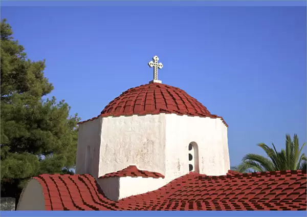 Church At Chora, Patmos, Dodecanese, Greek Islands, Greece, Europe