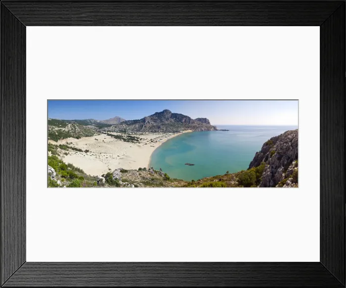 Framed Print : Tsampika Beach, Rhodes, Greece Framed Print : Tsampika Beach, Rhodes, Greece