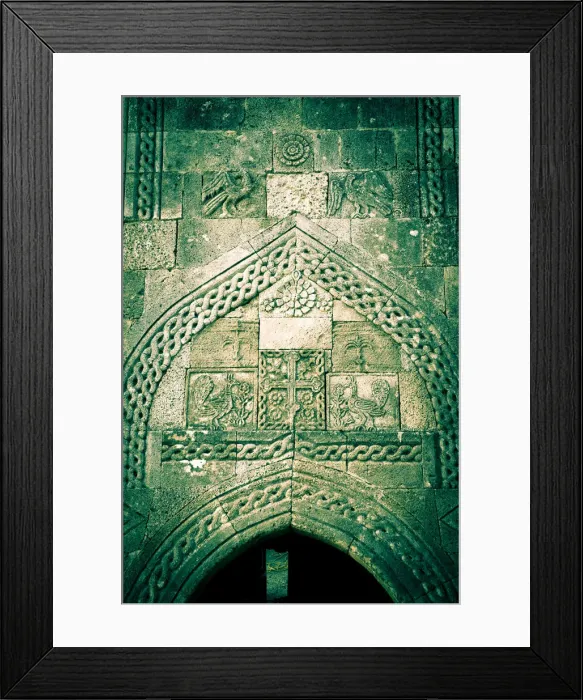 Framed Print : Ornate doorway, Lindos, Rhodes, Greece Framed Print : Ornate doorway, Lindos, Rhodes, Greece
