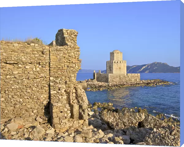 The Castle at Methoni, Messinia, The Peloponnese, Greece, Southern Europe