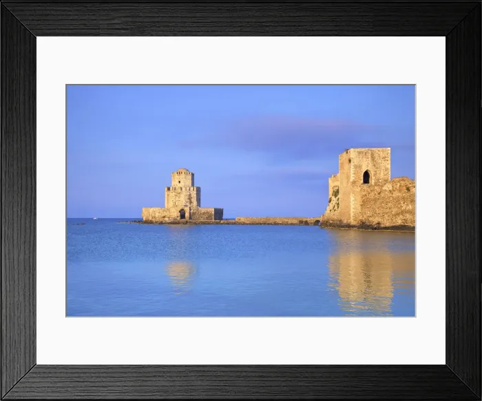 Framed Print : The Castle at Methoni, Messinia, The Peloponnese, Greece, Southern Europe