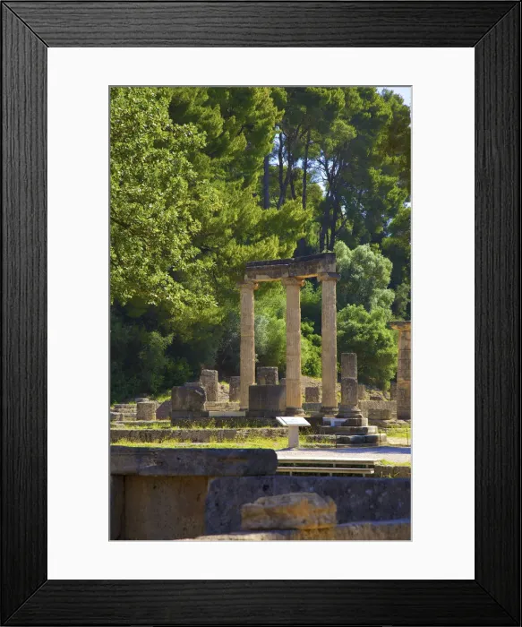 Framed Print : The Philippeion, Olympia, Arcadia, The Peloponnese, Greece, Southern Europe Framed Print : The Philippeion, Olympia, Arcadia, The Peloponnese, Greece, Southern Europe