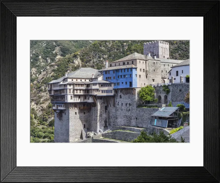 Framed Print : Dionysiou monastery, Mount Athos, Athos peninsula, Greece Framed Print : Dionysiou monastery, Mount Athos, Athos peninsula, Greece