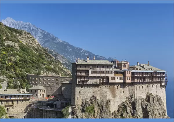 Simonopetra monastery, Simonos Petra, Mount Athos, Athos peninsula, Greece