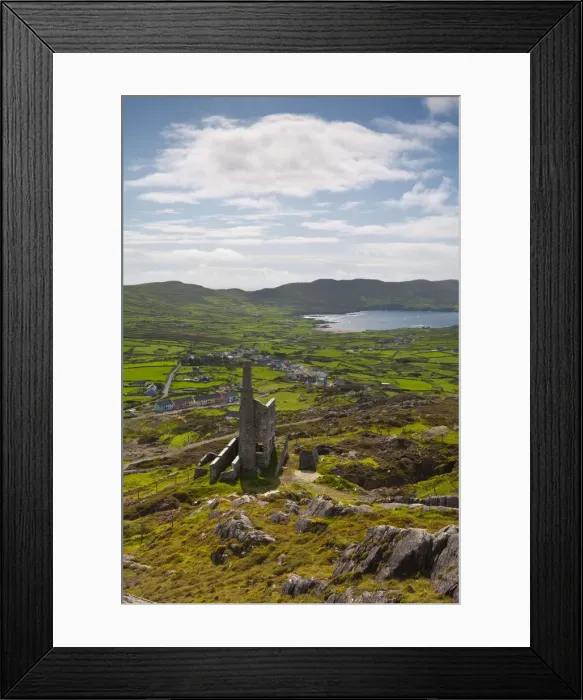 Framed Print : Old copper mine, Allihies, Beara Peninsula, Co. Cork & Co. Kerry, Ireland Framed Print : Old copper mine, Allihies, Beara Peninsula, Co. Cork & Co. Kerry, Ireland