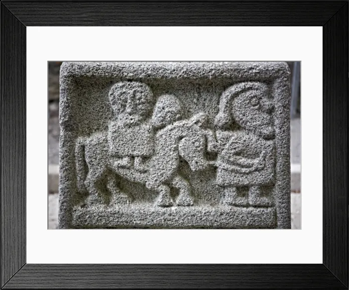 Framed Print : High Cross (8-9 century), Moone, County Kildare, Ireland Framed Print : High Cross (8-9 century), Moone, County Kildare, Ireland