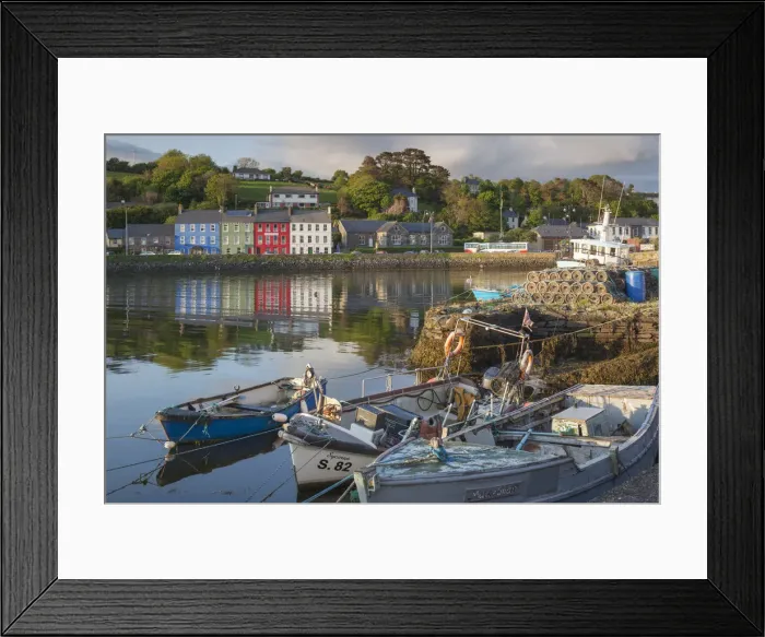 Framed Print : Ireland, County Cork, Bantry, harbor view, sunset Framed Print : Ireland, County Cork, Bantry, harbor view, sunset