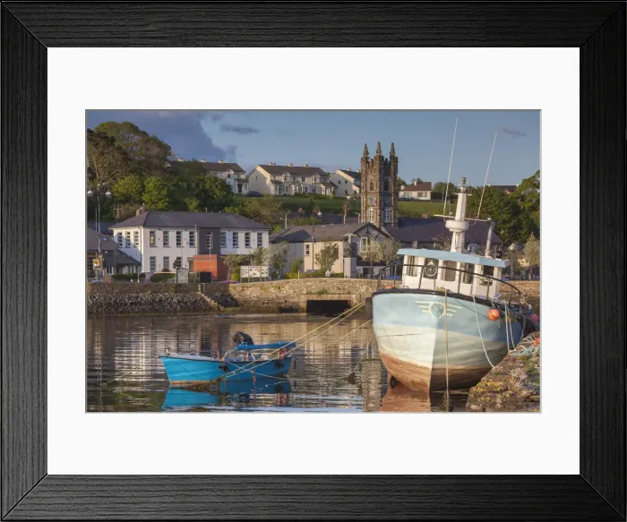 Framed Print : Ireland, County Cork, Bantry, harbor view, sunset Framed Print : Ireland, County Cork, Bantry, harbor view, sunset