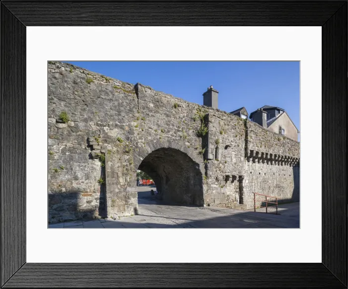 Framed Print : Ireland, County Galway, Galway City, Spanish Arch Framed Print : Ireland, County Galway, Galway City, Spanish Arch