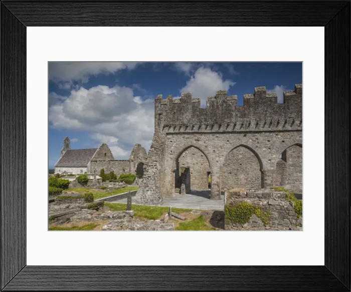 Framed Print : Ireland, County Kerry, Ardfert, Ardfert Cathedral, 13th century Framed Print : Ireland, County Kerry, Ardfert, Ardfert Cathedral, 13th century