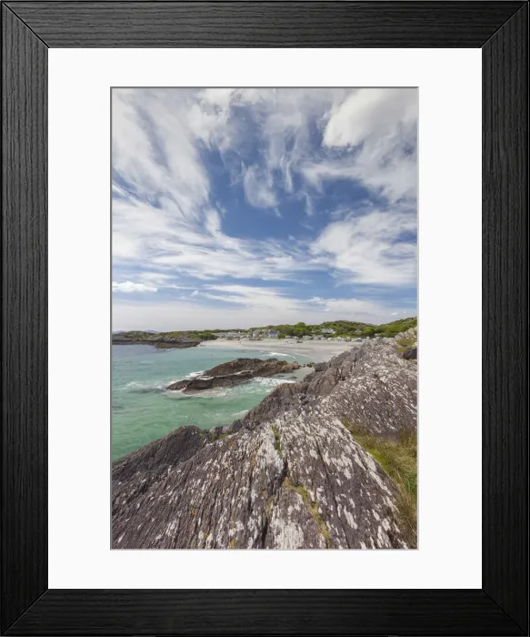 Framed Print : Ireland, County Kerry, Ring of Kerry, Castlecove, Castlecove Beach Framed Print : Ireland, County Kerry, Ring of Kerry, Castlecove, Castlecove Beach