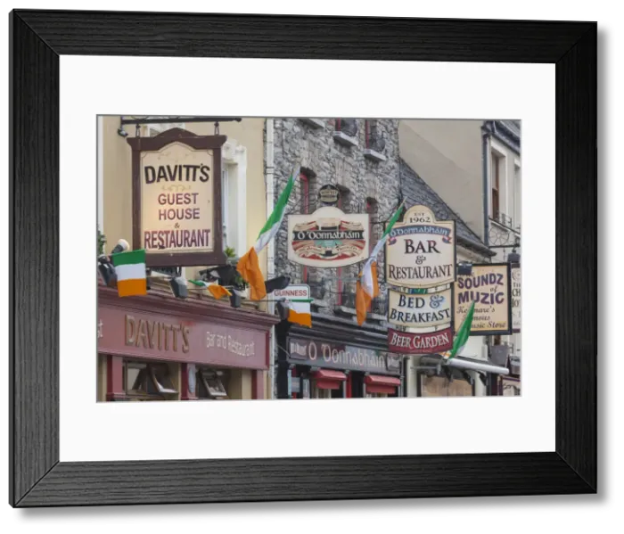 Framed Print : Ireland, County Kerry, Ring of Kerry, Kenmare, Henry Street signs Framed Print : Ireland, County Kerry, Ring of Kerry, Kenmare, Henry Street signs