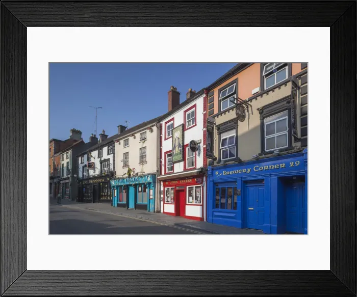 Framed Print : Ireland, County Kilkenny, Kilkenny City, pubs Framed Print : Ireland, County Kilkenny, Kilkenny City, pubs