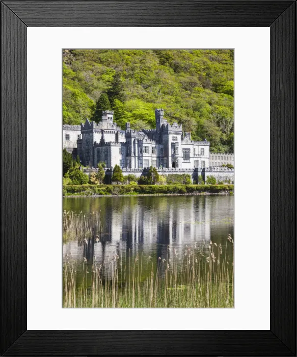 Framed Print : Ireland, County Galway, Kylemore, Kylemore Abbey Framed Print : Ireland, County Galway, Kylemore, Kylemore Abbey