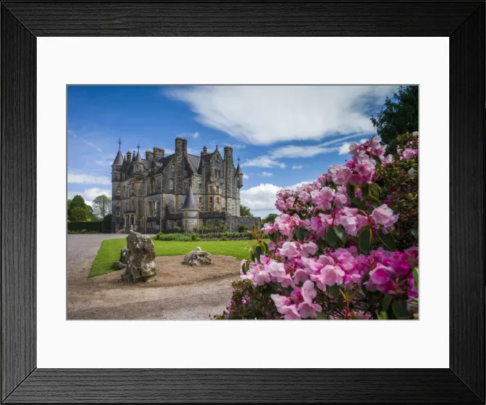 Framed Print : Ireland, County Cork, Blarney, Blarney Castle and Gardens, the Blarney House