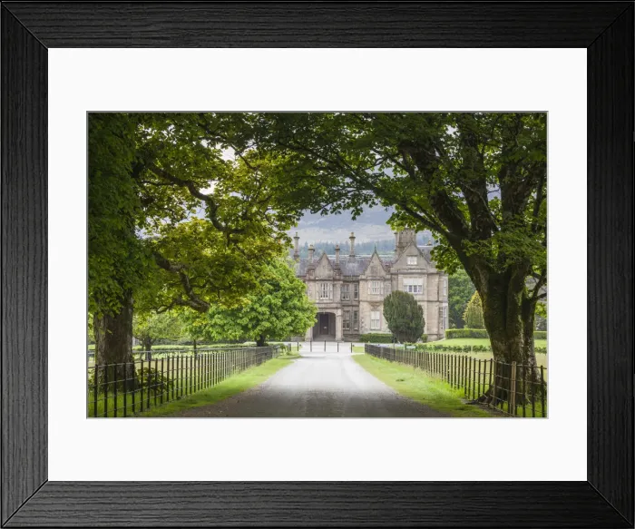 Framed Print : Ireland, County Kerry, Ring of Kerry, Killarney, Muckross House Framed Print : Ireland, County Kerry, Ring of Kerry, Killarney, Muckross House