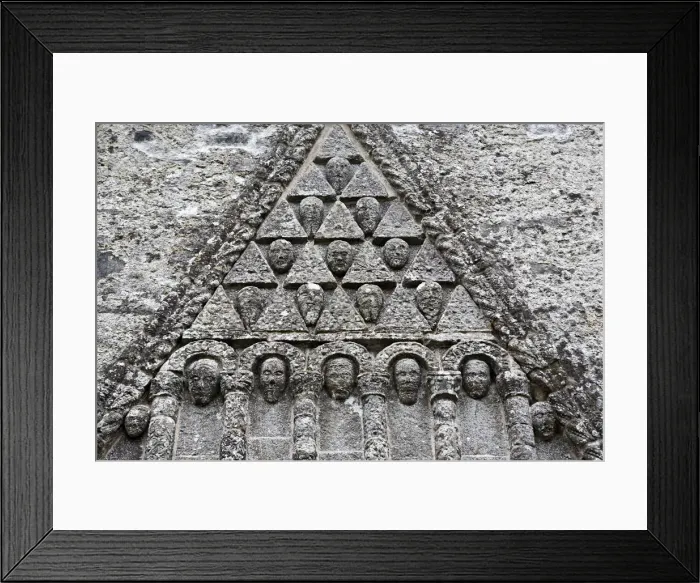 Framed Print : Cathedral, Doorway (c. 1180), Clonfert, County Galway, Ireland Framed Print : Cathedral, Doorway (c. 1180), Clonfert, County Galway, Ireland