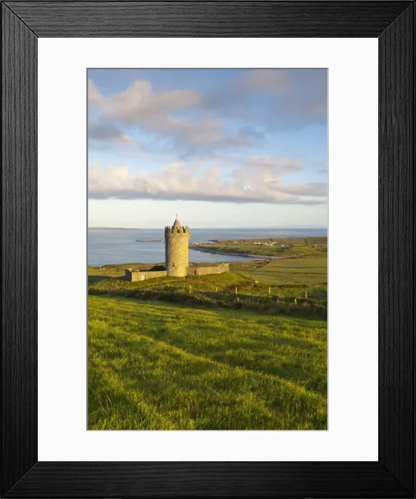 Framed Print : Doonagore Castle, Doolin, Co Clare, Ireland Framed Print : Doonagore Castle, Doolin, Co Clare, Ireland